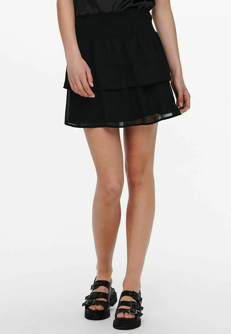 ONLY Gesmokt - Minijupe - Black