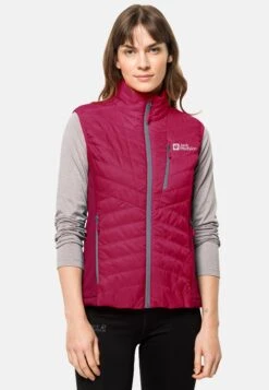 Jack Wolfskin Routeburn Pro - Veste Sans Manches - Cranberry