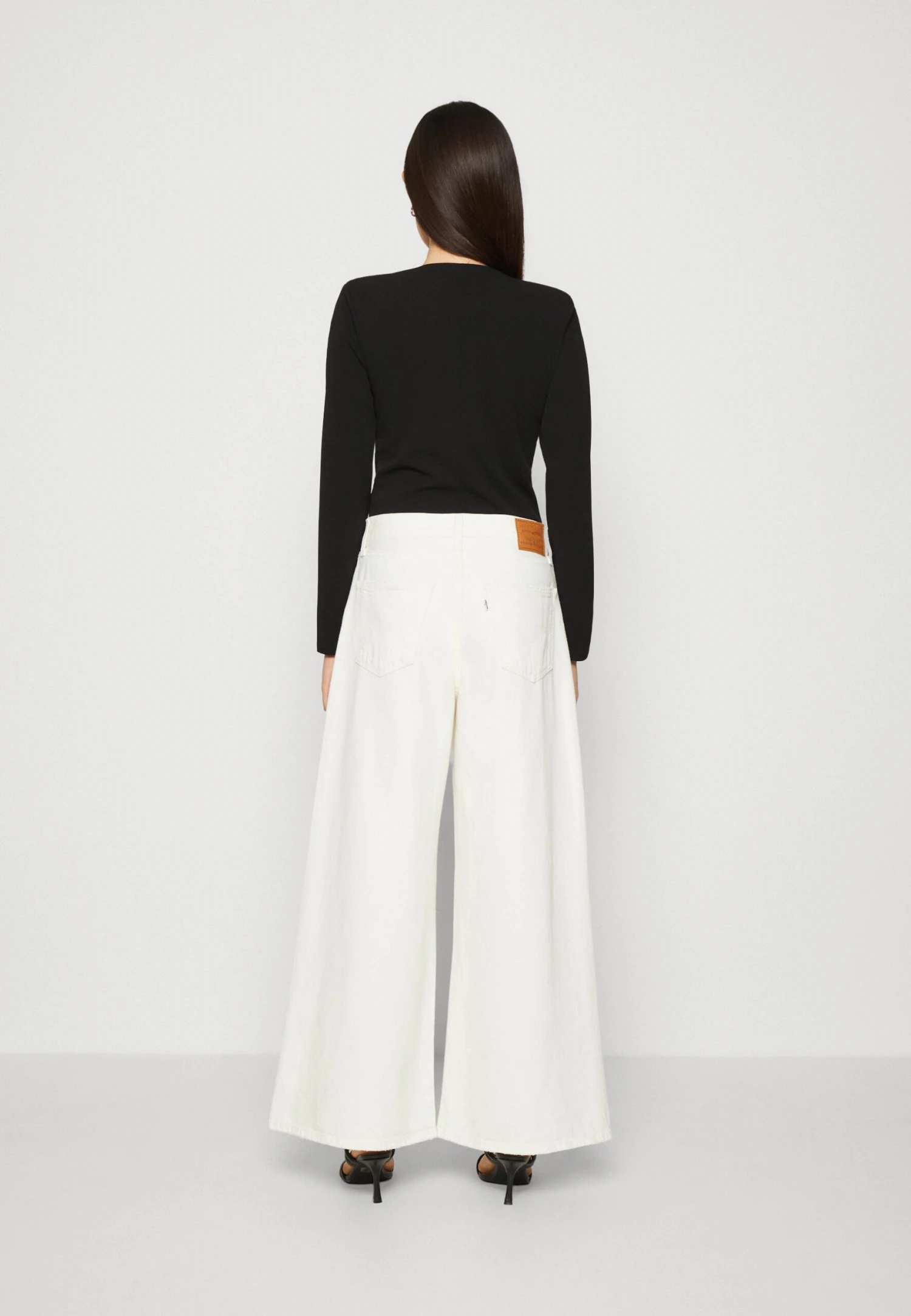 ONLY Onlsmile Wrap Bodystocking - T-Shirt À Manches Longues - Black – Image 3