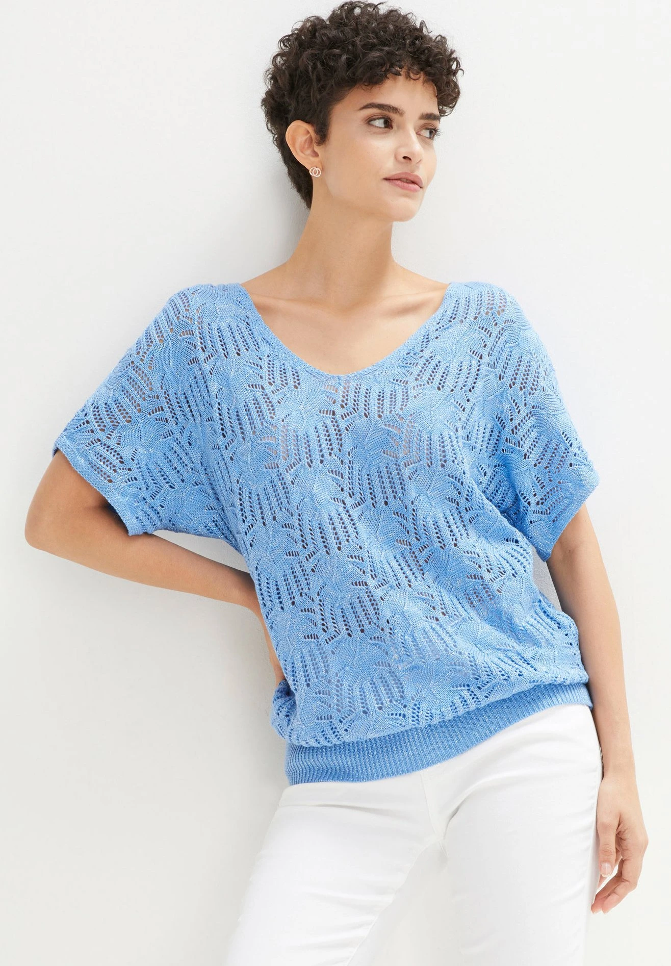 Ajour - T-Shirt Imprimé - Blue