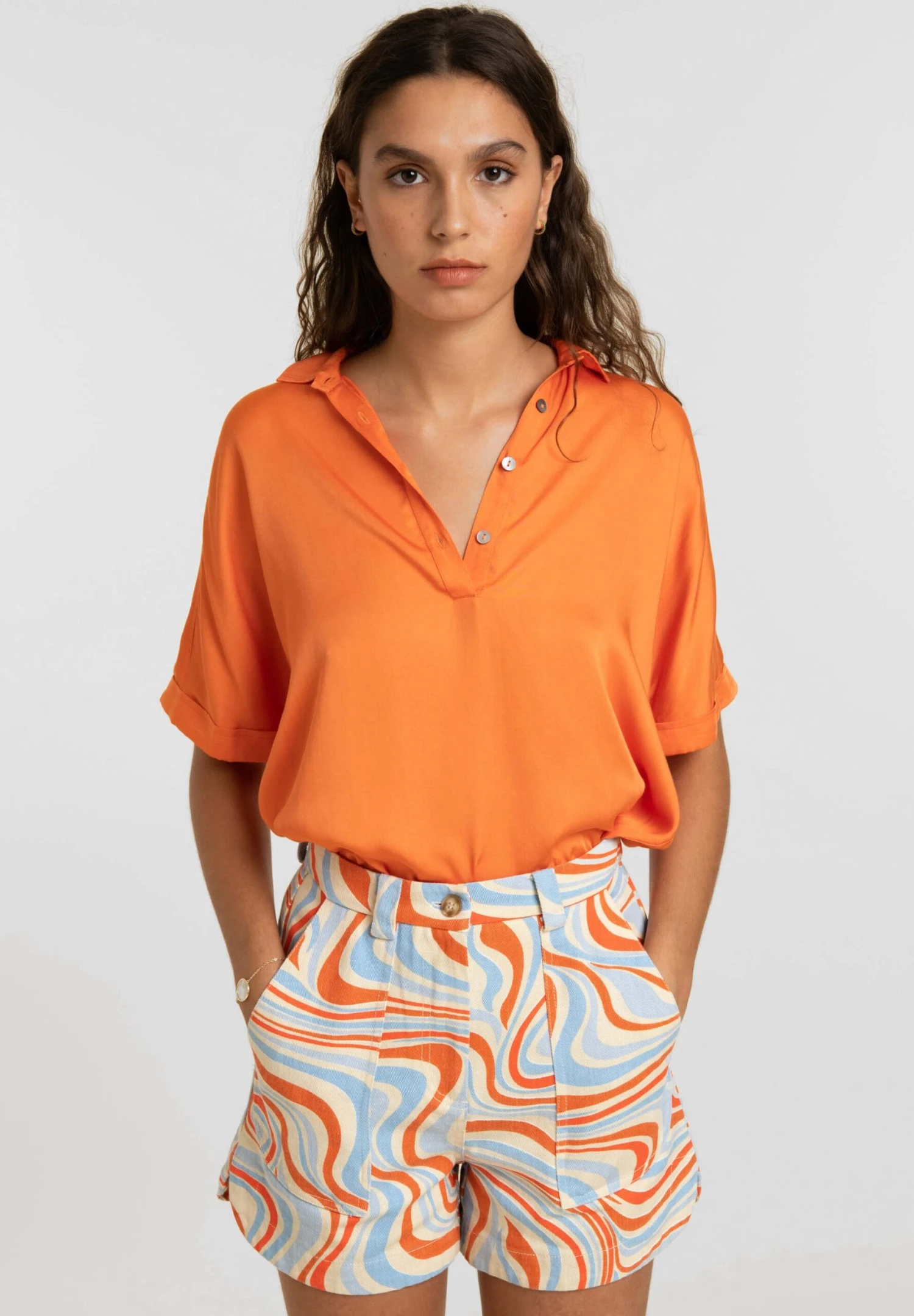 FRNCH Tiffany - Short - Creme