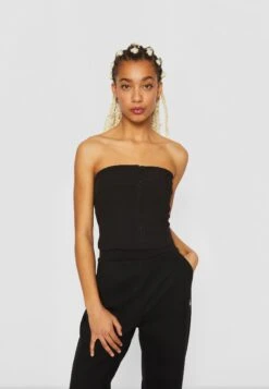 Calvin Klein Jeans Bustier - Débardeur - Black