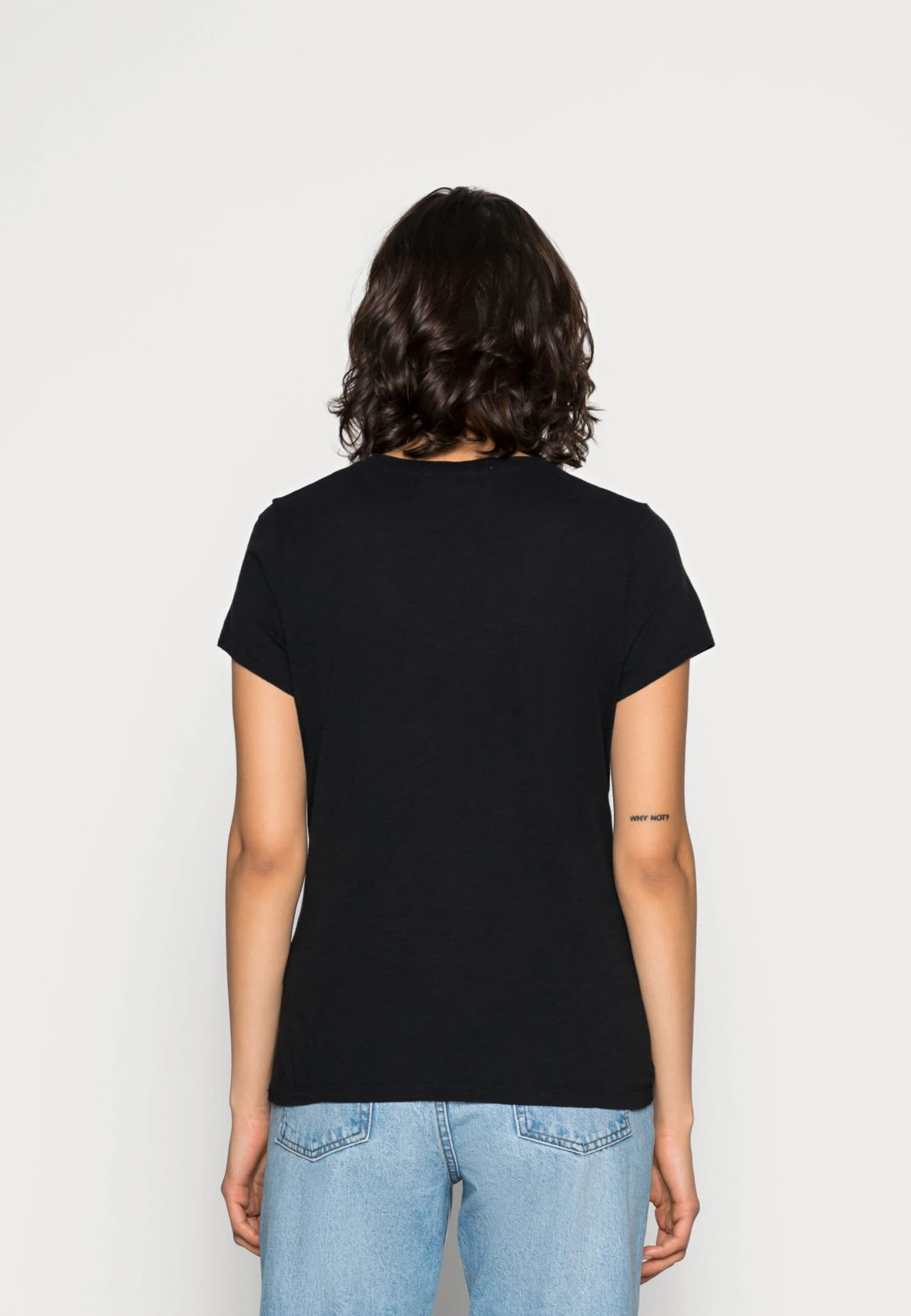 American Vintage Jacksonville Round Neck - T-Shirt Basique - Noir â Image 3