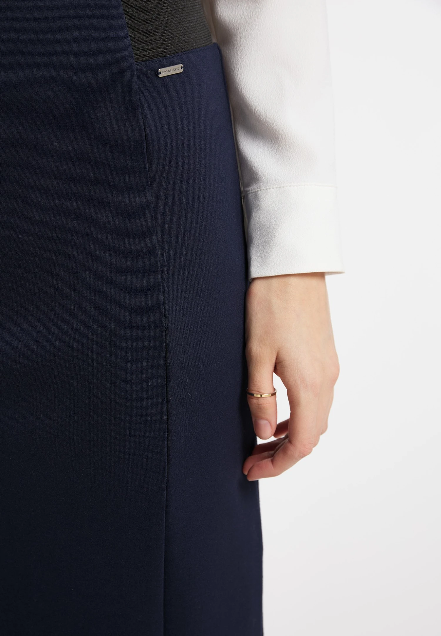 Dreimaster Naemi - Jupe Crayon - Marine â Image 4