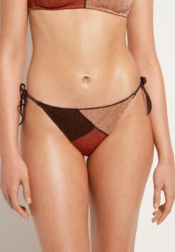 Calzedonia Lisbona - Bas De Bikini - Multifarben Brown Patchwork
