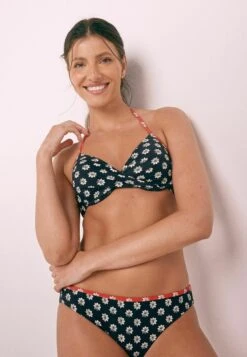 Next Padded Wired Plunge Standard - Haut De Bikini - Black