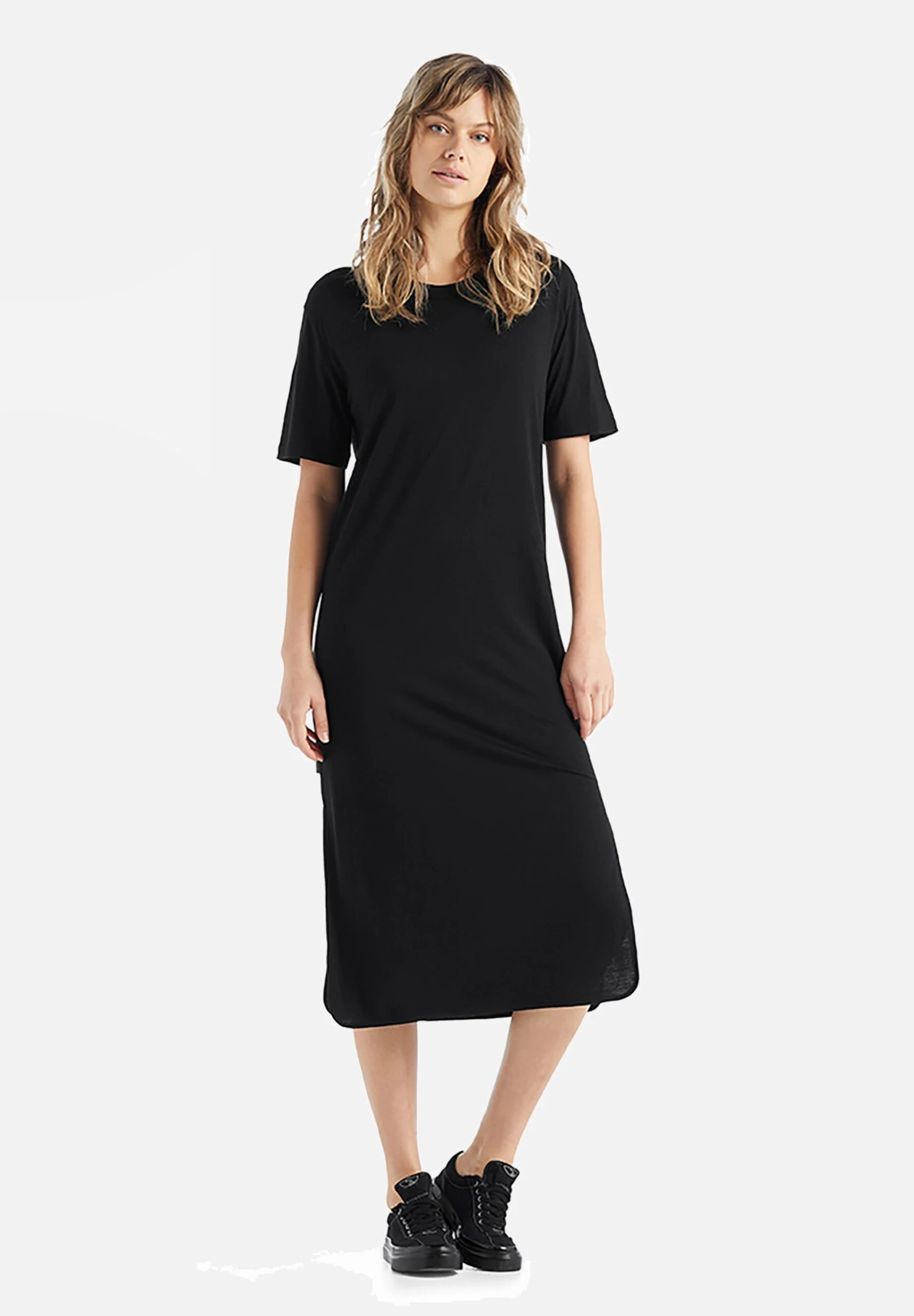 Icebreaker Merino Granary Tee - Robe En Jersey - Black