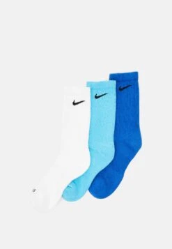 Nike Performance Everyday Plus Cush Crew Unisex 3 Pack - Chaussettes De Sport - Game Royal/Baltic Blue/Summit White