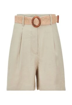 Lockere Mit Gürtel - Short - Vert Clair