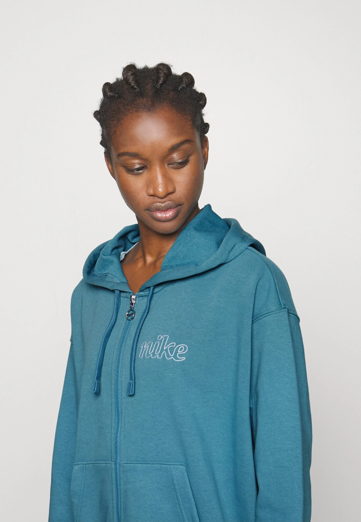 Nike Performance Sweat ZippĂ© - Noise Aqua/(White) â Image 5