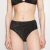 Becksöndergaard High Waist Briefs - Bas De Bikini - Black