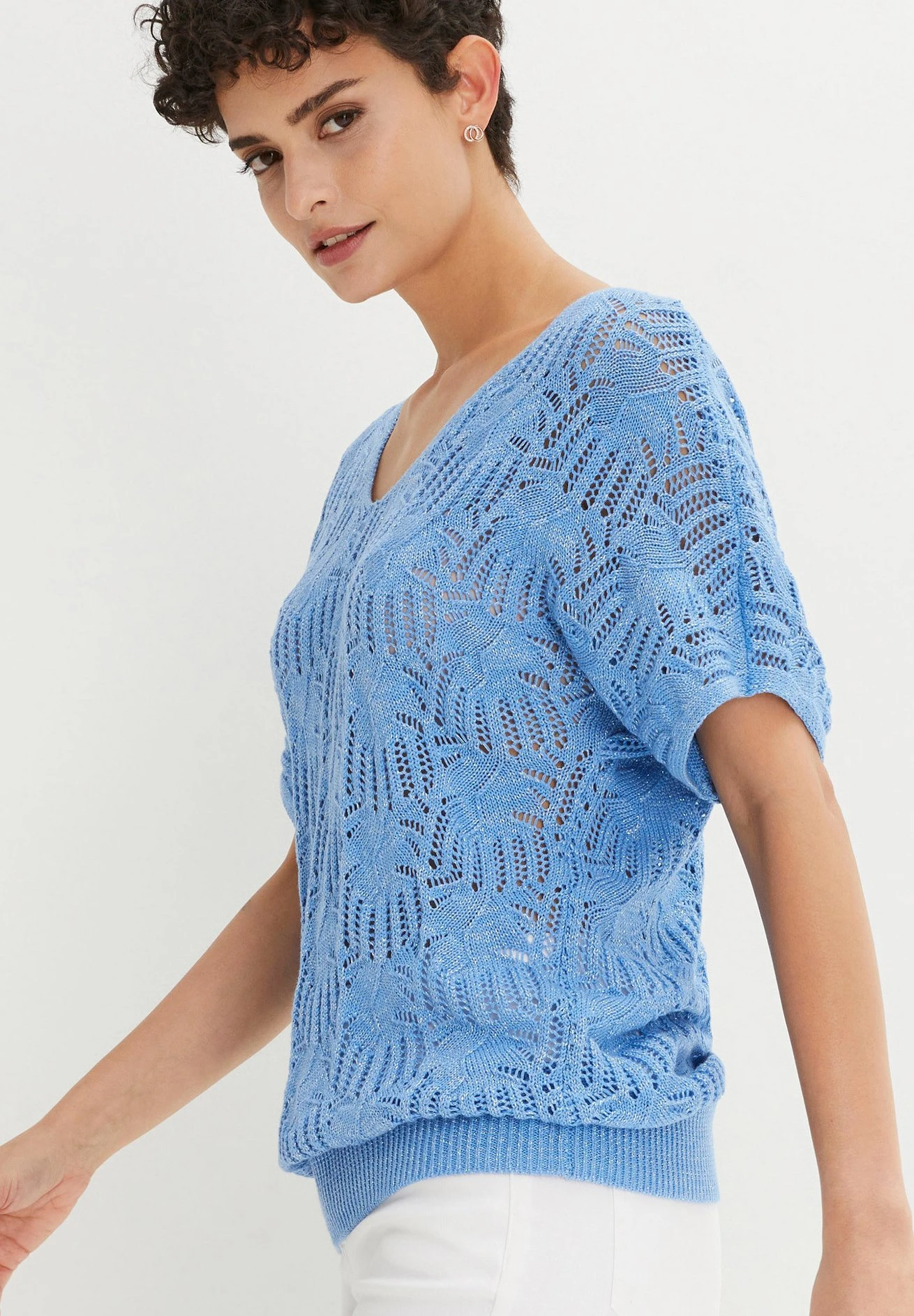 Ajour - T-Shirt Imprimé - Blue – Image 4