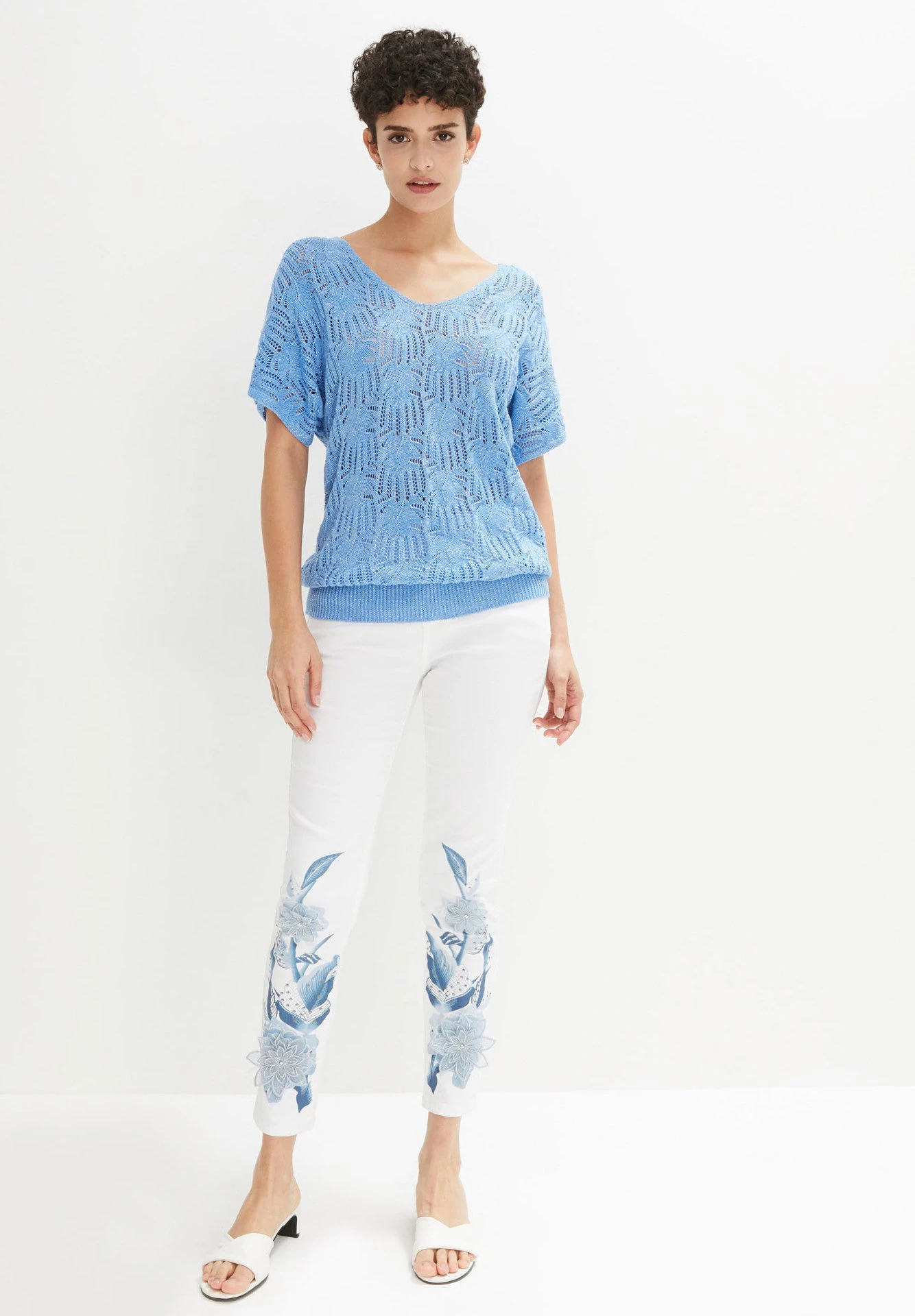 Ajour - T-Shirt Imprimé - Blue – Image 2