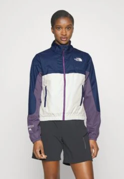 The North Face W Ma Wind Full-Eu - Veste Coupe-Vent - White/Lunar Slate/Shady Blue