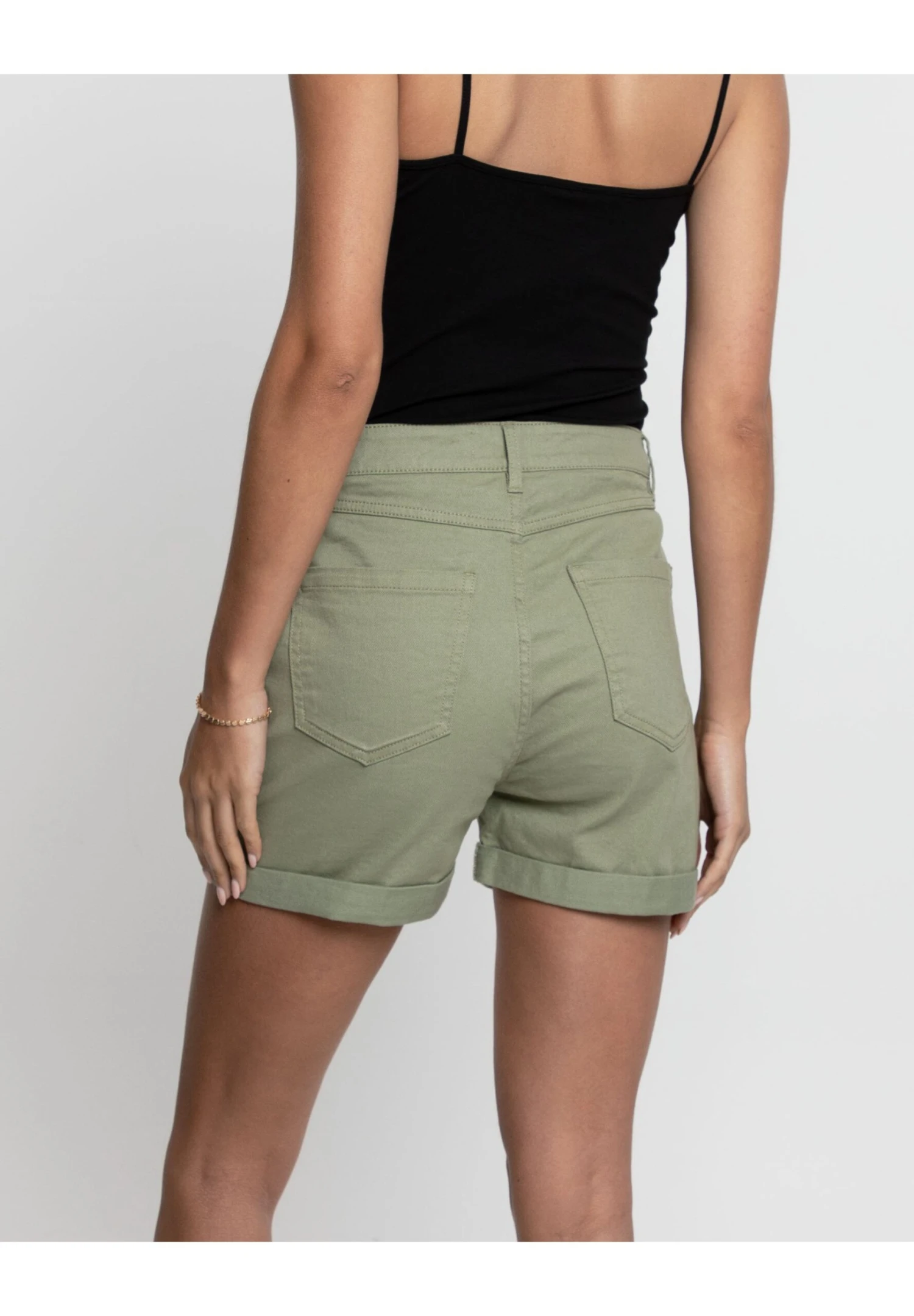 Threadbare Calais Classic - Short En Jean - Olive – Image 3