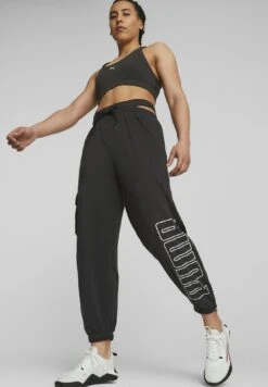 Puma Fit Move Fashion - Brassières De Sport À Maintien Normal - Black/White