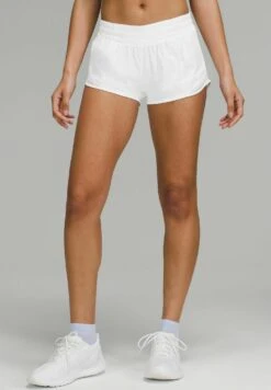 Lululemon Hotty Hot Lr *Lined 6 Cm - Short De Sport - White