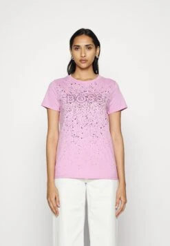 Boss Elogo - T-Shirt Imprimé - Open Pink