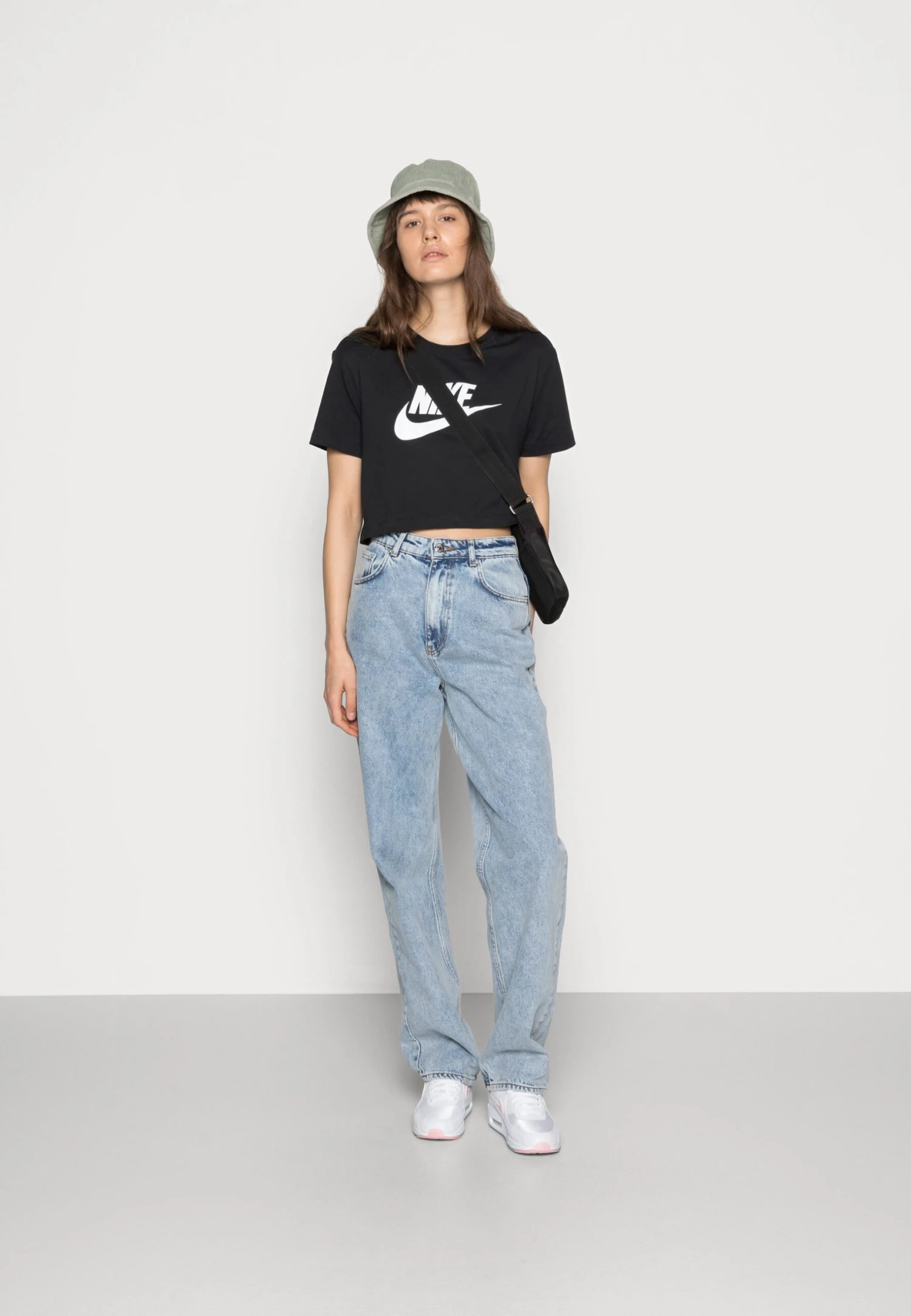 Nike Sportswear Tee - T-Shirt ImprimĂ© - Black/White â Image 2