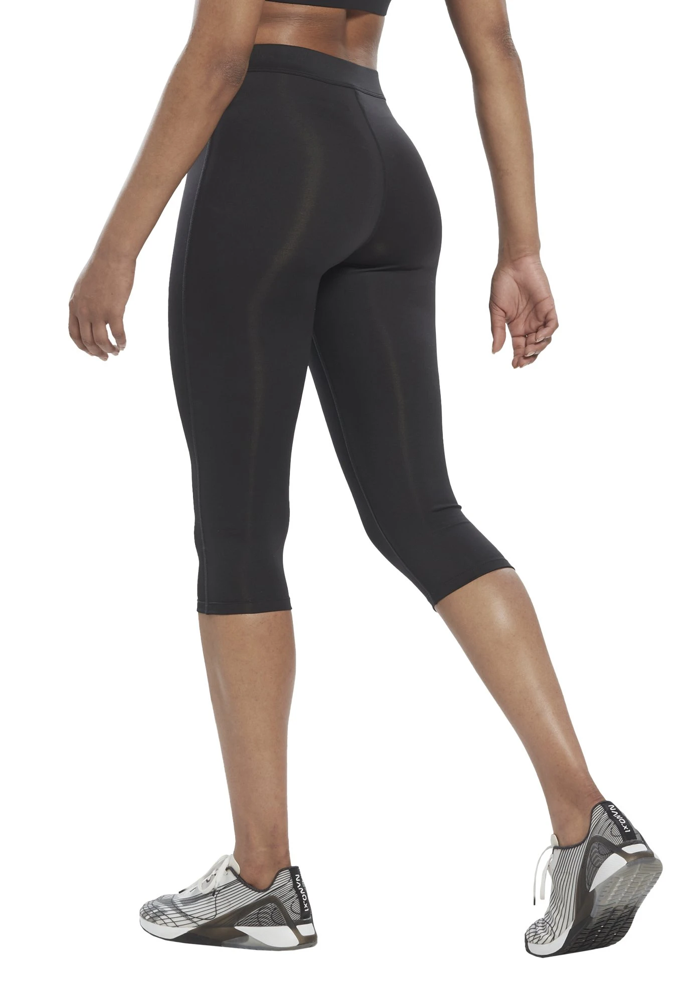 Reebok Wor Commercial Capri - Pantalon 3/4 De Sport - Night Black â Image 3