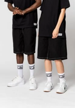 Baggy Short Unisex - Short En Jean - Black