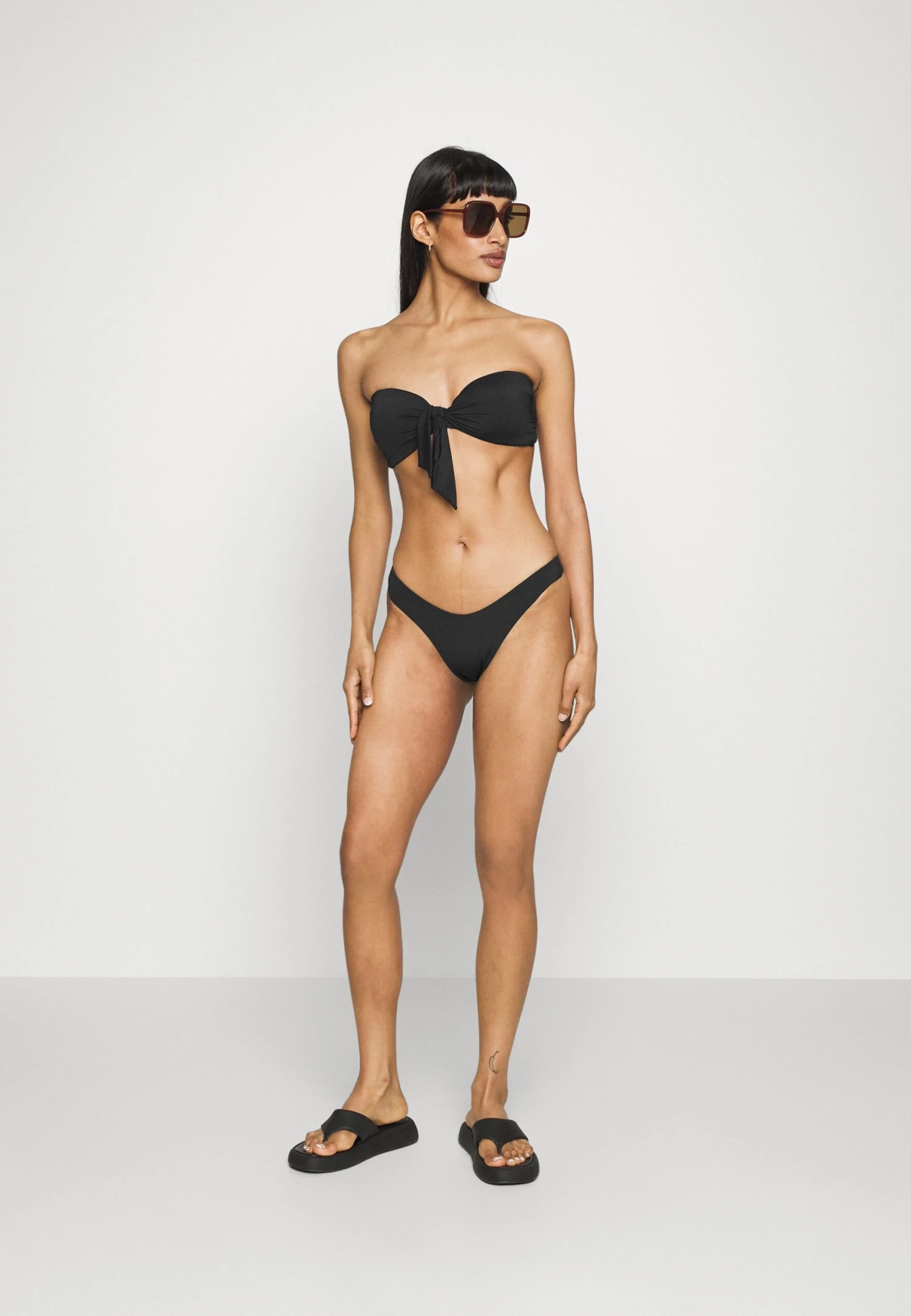 Seafolly Collective Twist Tie Front Bandeau - Haut De Bikini - Black â Image 2