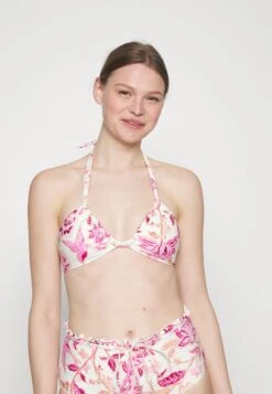 Seafolly Road Drawstring Halter Bralette - Haut De Bikini - Parfait Pink