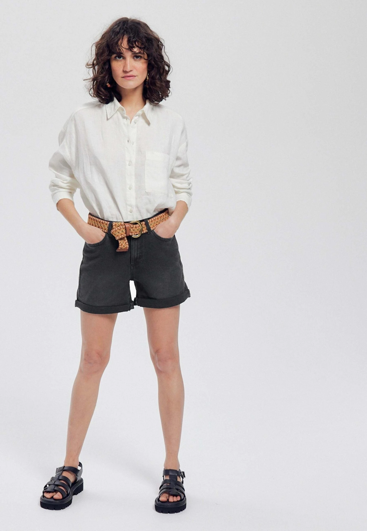 Short En Jean - Jean Noir â Image 2