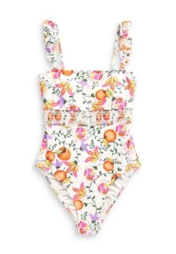 Next Tummy Control Ruffle Bandeau Standard - Maillot De Bain - Fruit Print