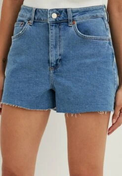NA-KD Stretch - Short En Jean - Mid Blue