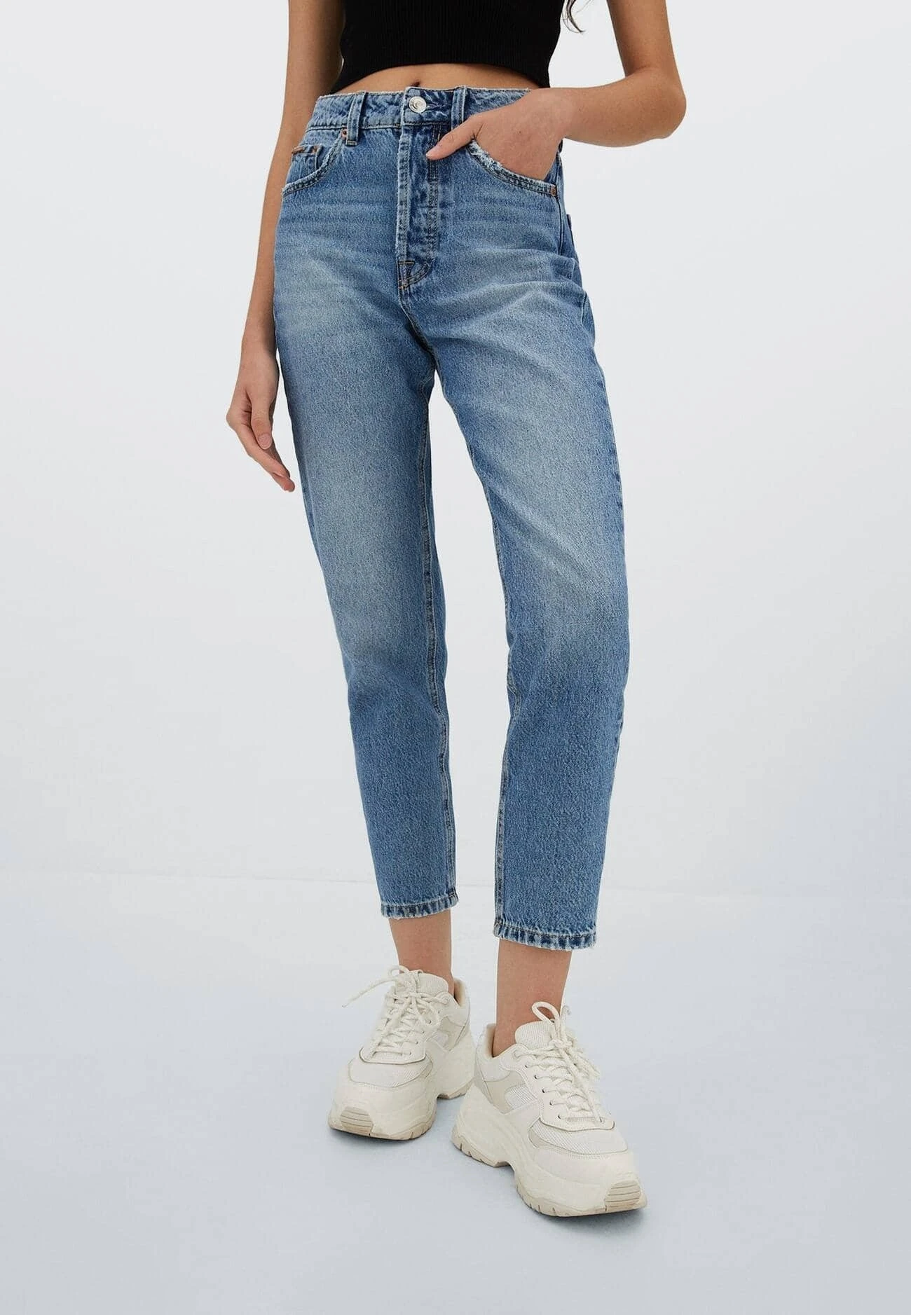 Stradivarius Jeans Fuselé - Moon Washed
