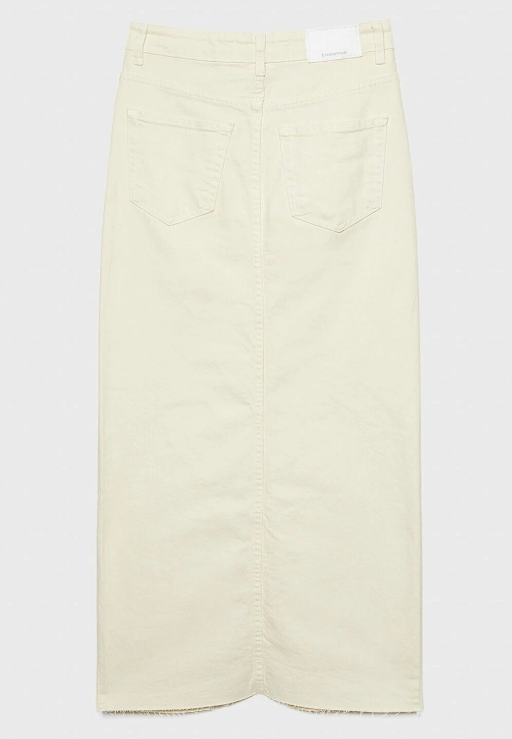 Stradivarius Long Comfort - Jupe Crayon - Off White â Image 6