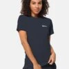 Jack Wolfskin Essential T W - T-Shirt Basique - Night Blue