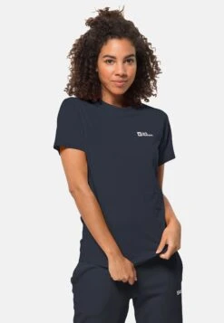Jack Wolfskin Essential T W - T-Shirt Basique - Night Blue