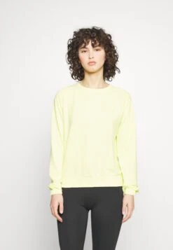 Only Play Onpfrei Logo O Neck - T-Shirt À Manches Longues - Sunny Lime