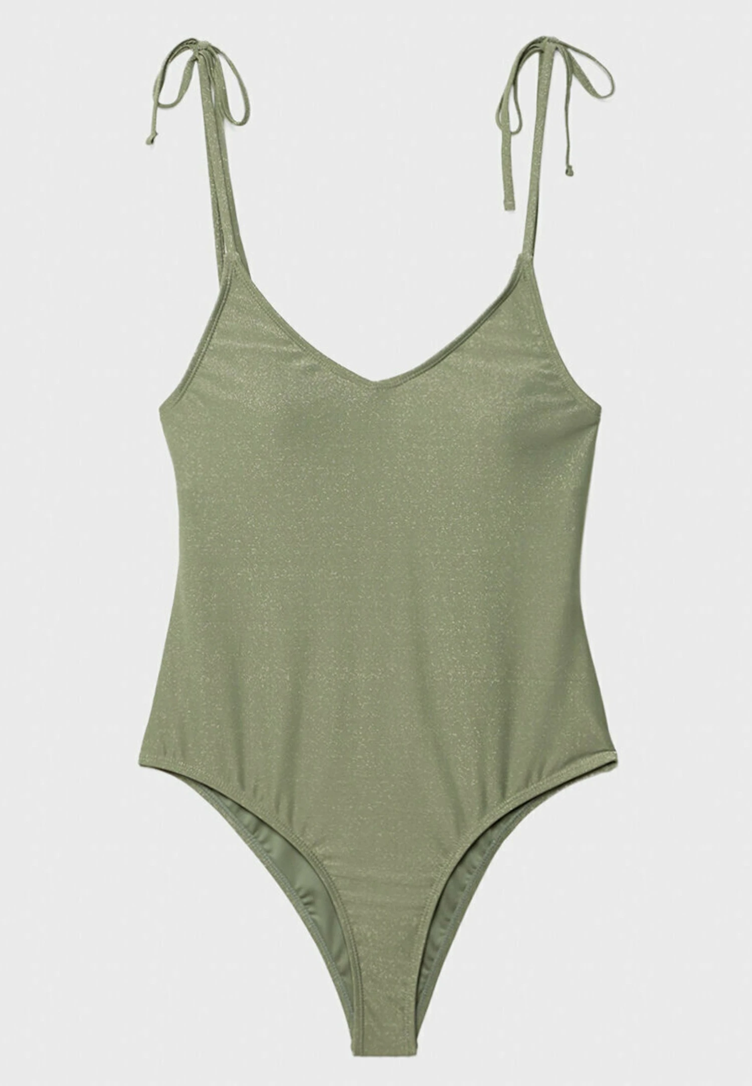 Stradivarius In Shiny Fabric - Maillot De Bain - Light Green â Image 8