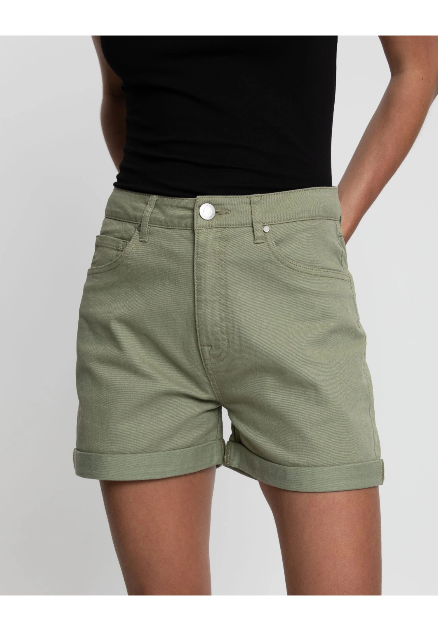 Threadbare Calais Classic - Short En Jean - Olive – Image 4