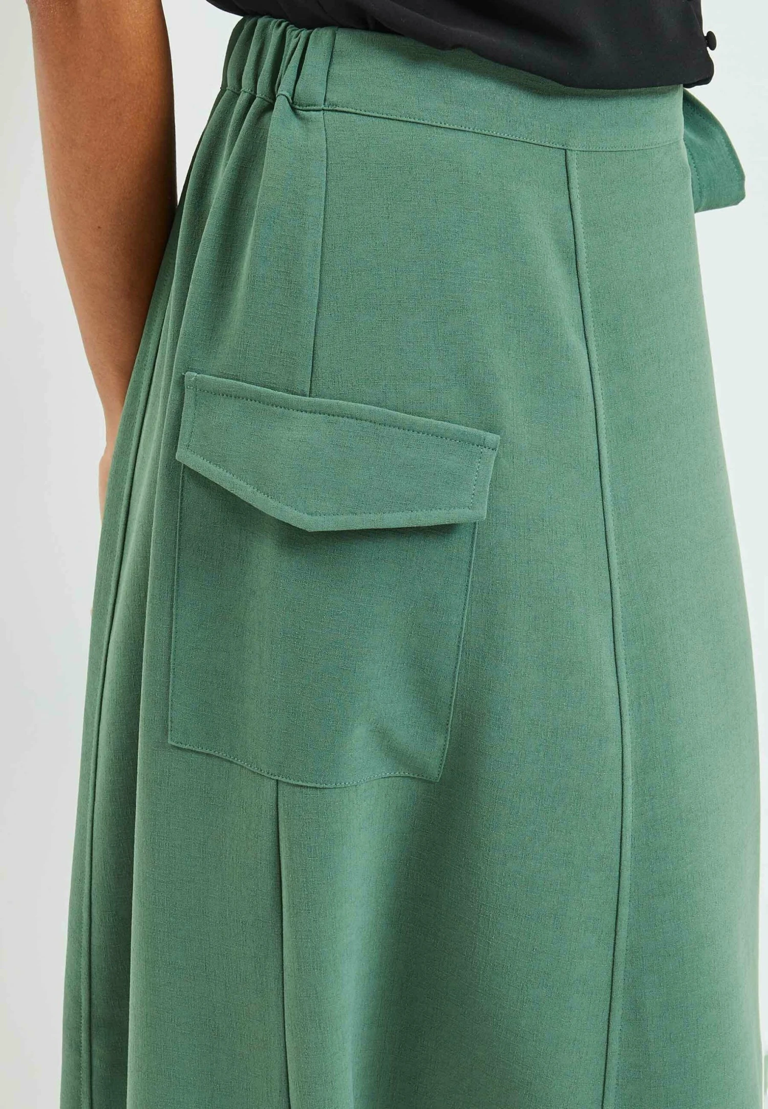 Porte Feuille - Jupe Portefeuille - Kaki â Image 3