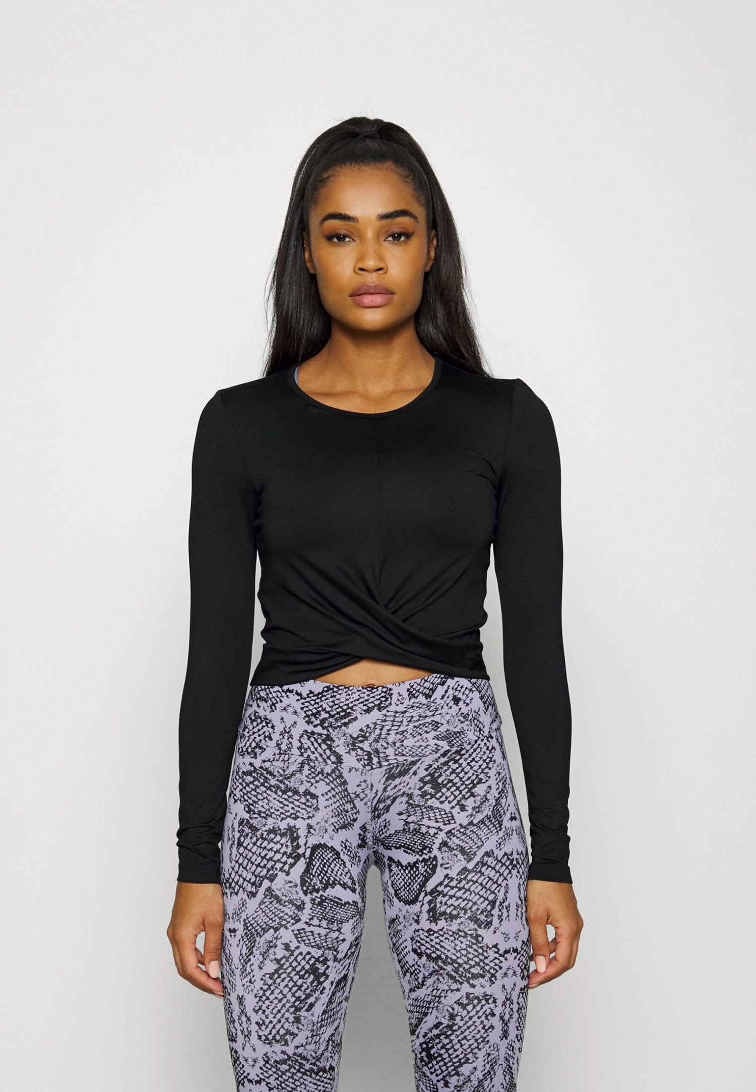 T-Shirt À Manches Longues - Black