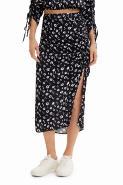 Desigual Zury - Jupe Crayon - Black