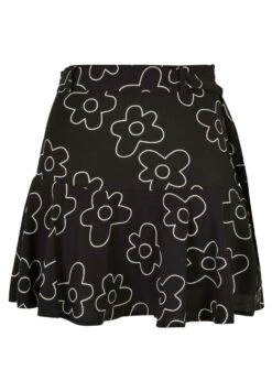 URBAN CLASSICS Jupe Trapèze - Blackflower