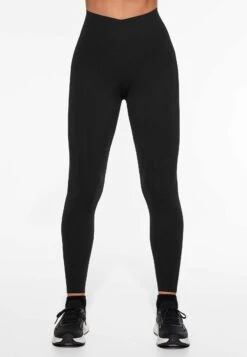 Oysho Light Touch - Legging - Mottled Black