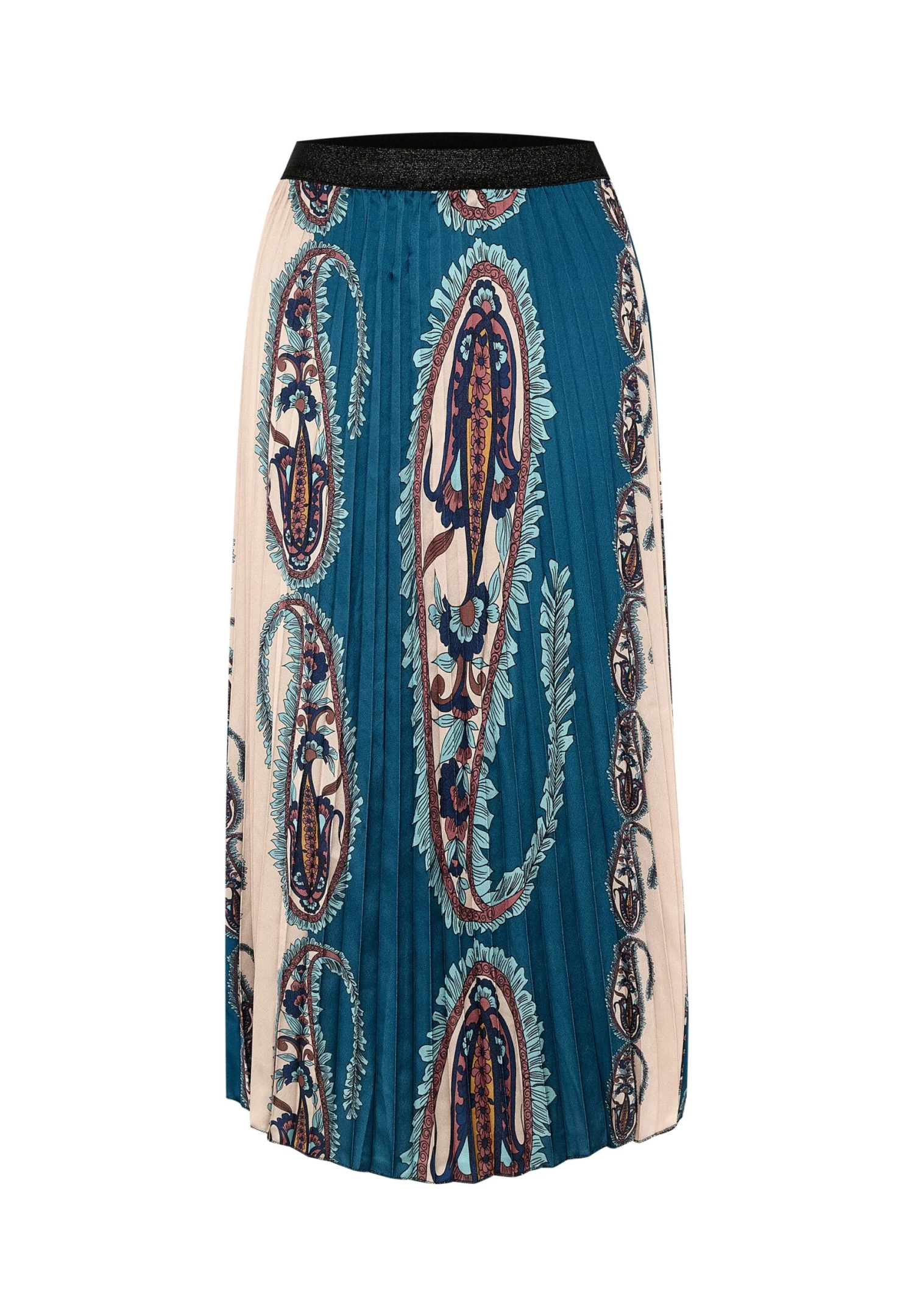 Cream Crdona - Jupe PlissĂ©e - Petrol Paisley â Image 5