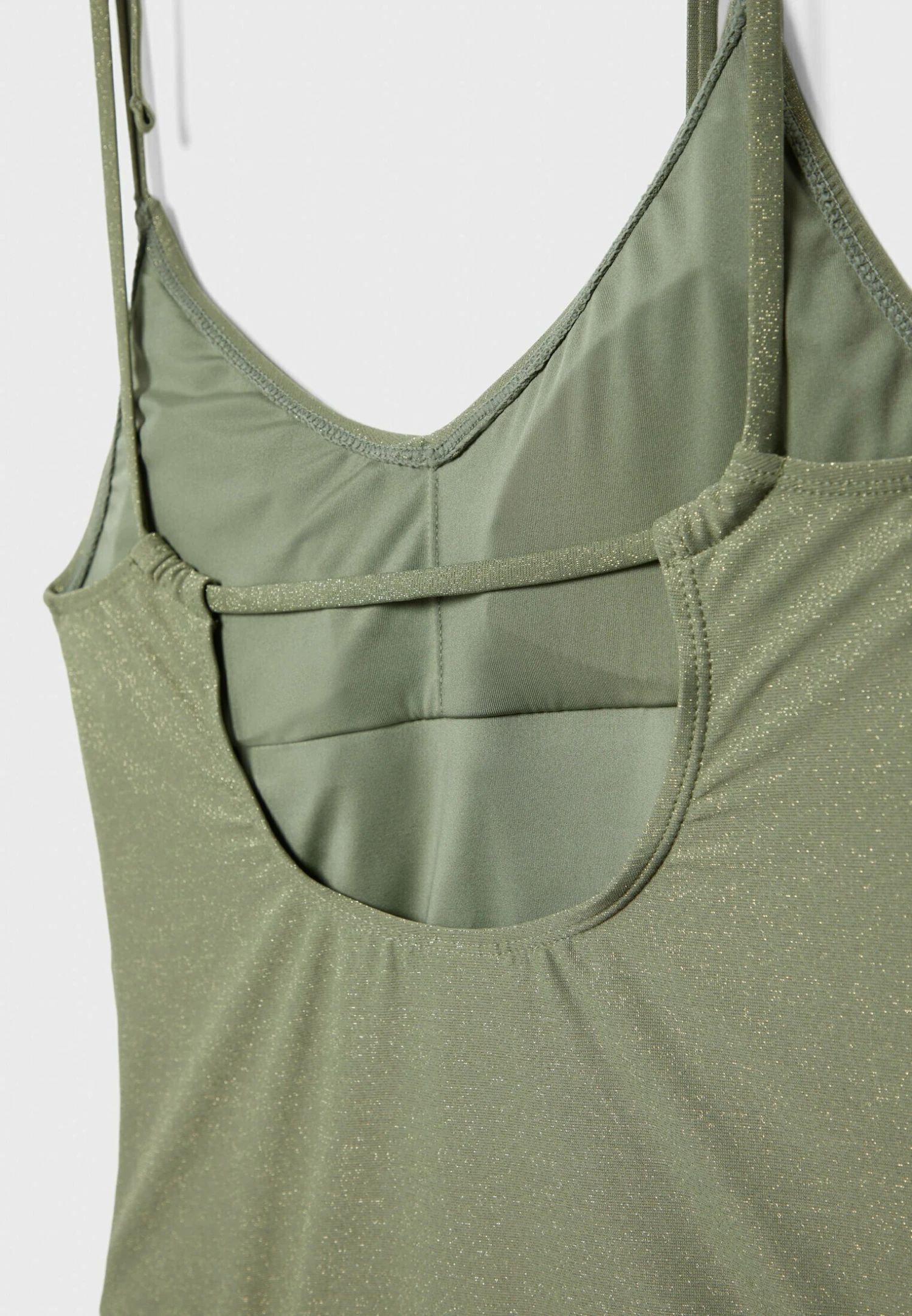 Stradivarius In Shiny Fabric - Maillot De Bain - Light Green â Image 7