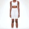 Oysho Comfortlux High-Rise Cycle  - Short - White