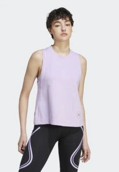 Adidas By Stella Mccartney Asmc Logo Tk - Débardeur - Purple Glow