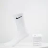 Nike Performance Everyday Cush Crew 6 Pack - Chaussettes De Sport - White/Black