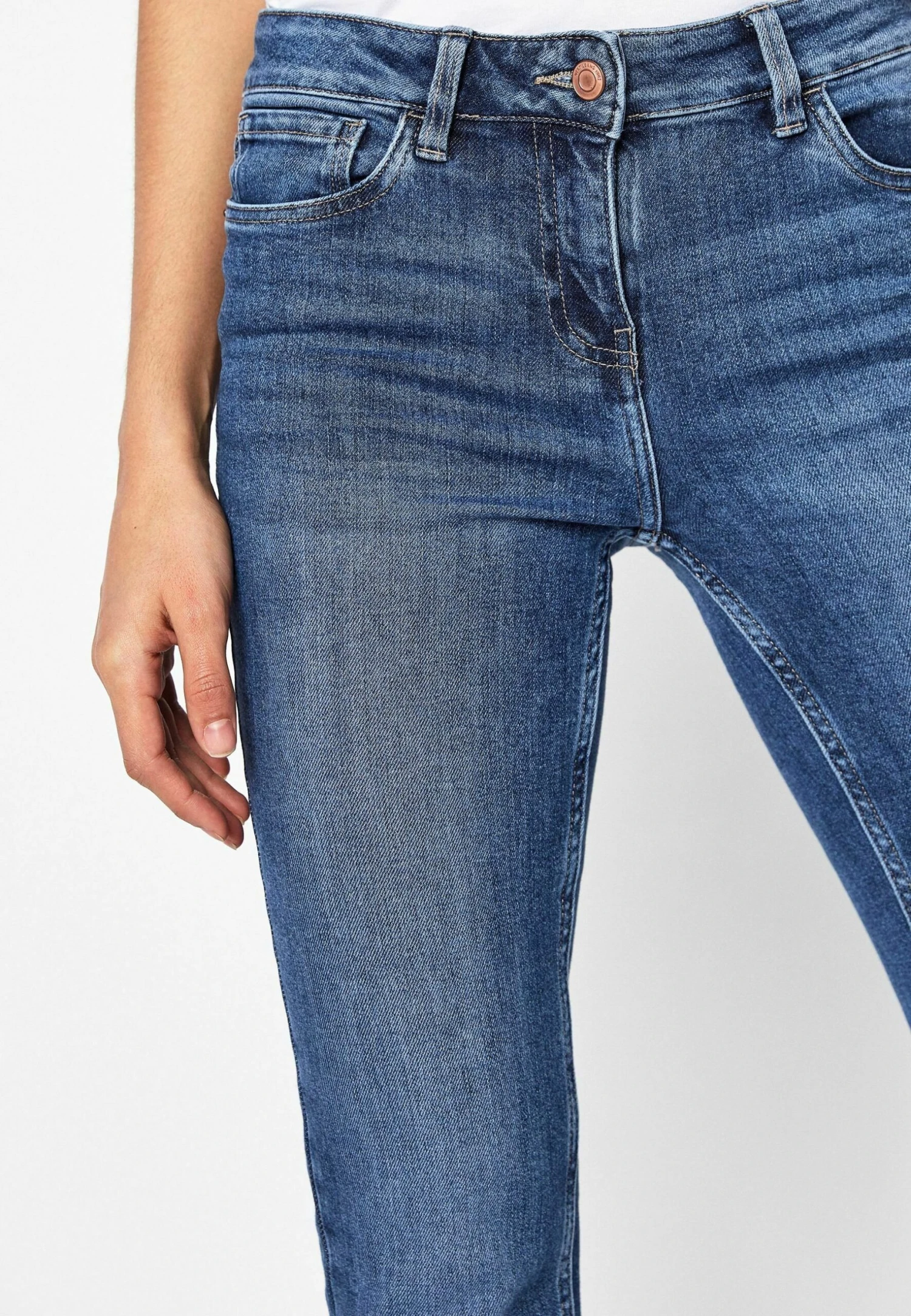 Next Jean Slim - Mid Blue Denim – Image 3