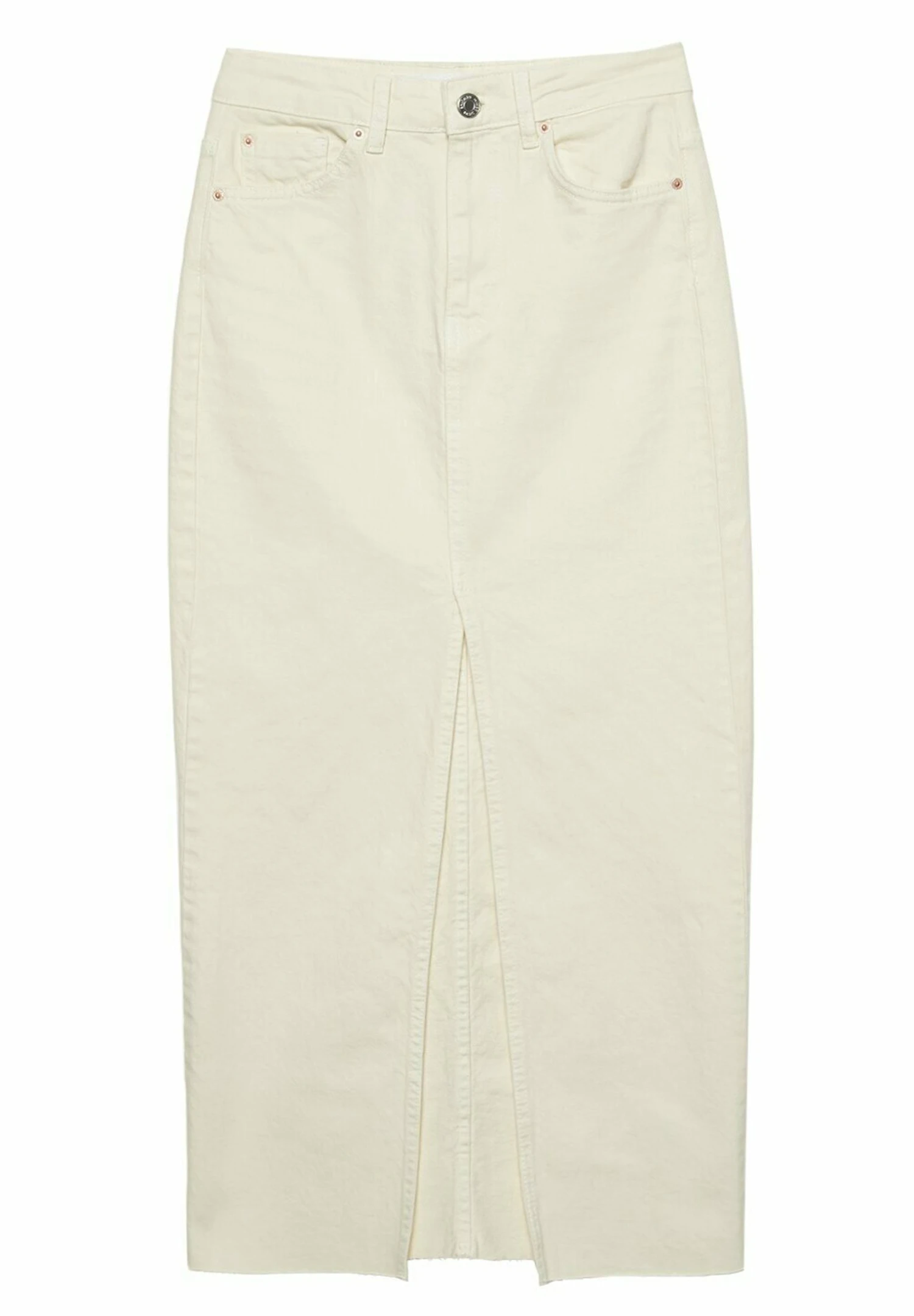 Stradivarius Long Comfort - Jupe Crayon - Off White â Image 5