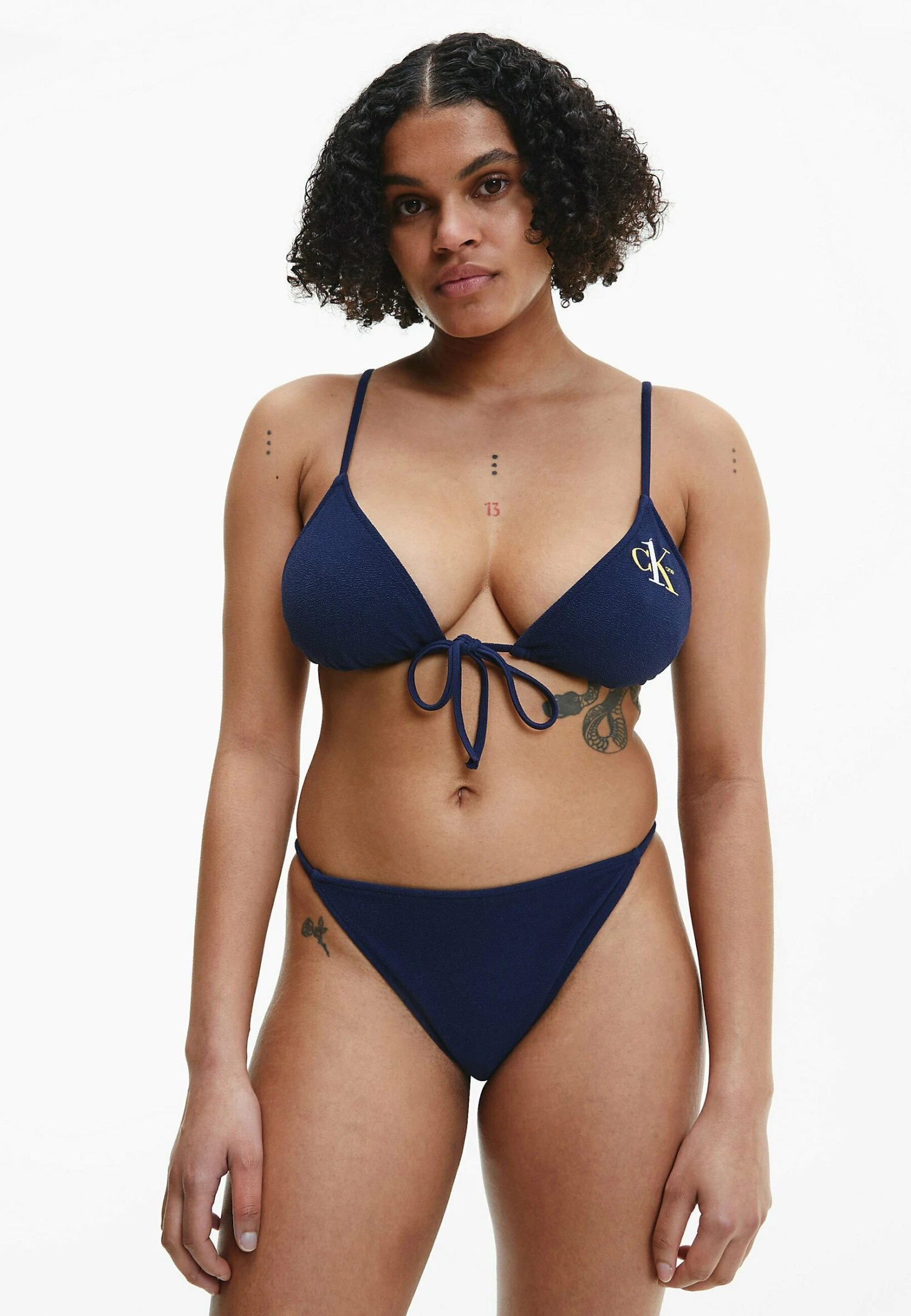 Calvin Klein Swimwear Ck One - Bas De Bikini - Navy Iris